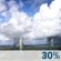 Saturday: Chance Showers And Thunderstorms then Mostly Sunny