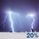 Tonight: A slight chance of showers and thunderstorms before 2am. Mostly cloudy, with a low around 70. South wind 3 to 9 mph. Chance of precipitation is 20%. Tonight: Slight Chance Showers And Thunderstorms